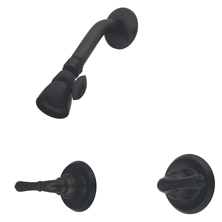 Kingston Brass Shower Faucet, Oil Rubbed Bronze, Wall Mount KB245SO